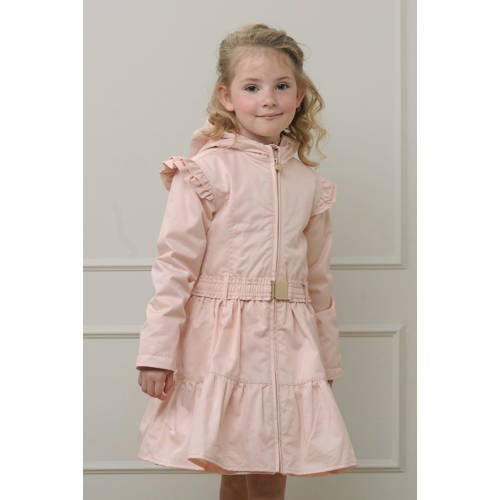 Le Chic zomerjas BRULA babyroze Meisjes Katoen Capuchon Effen 104