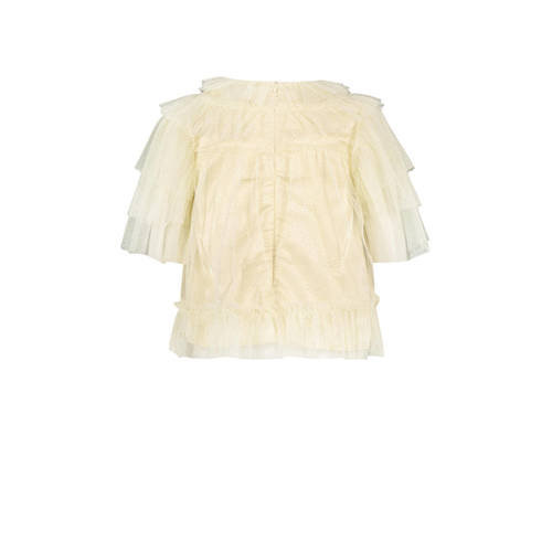 Le Chic baby top ECLATAR wit Meisjes Polyester Ronde hals 98