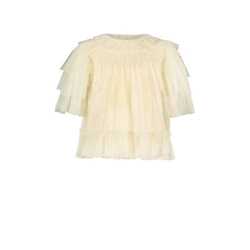 Le Chic baby top ECLATAR wit Meisjes Polyester Ronde hals 