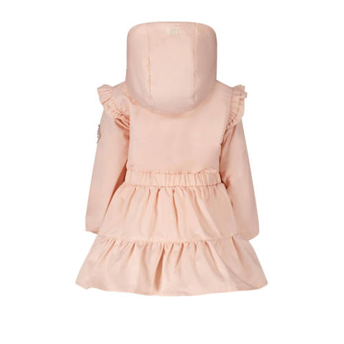 Le Chic baby zomerjas BRULY met ruches babyroze Meisjes Katoen Capuchon 68