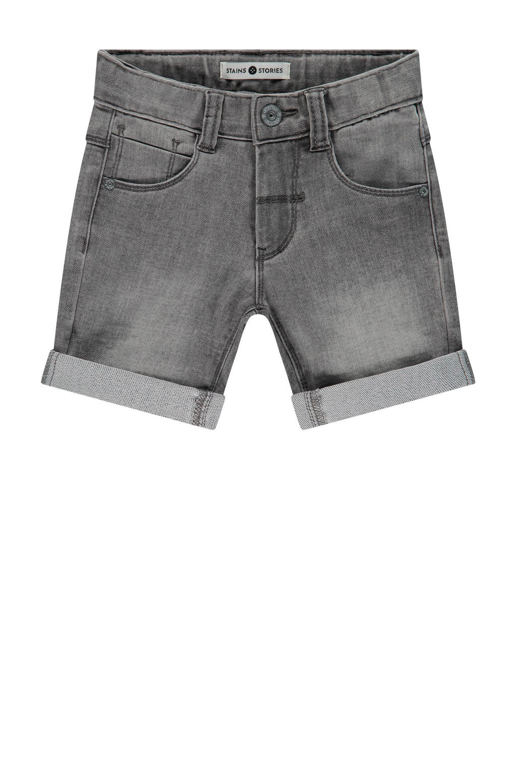 22% Korting Cast Iron Korte Broek Blauw RISER SHORTS COMFORT STRETCH CSH2404680/5105 | Bos Men Shop