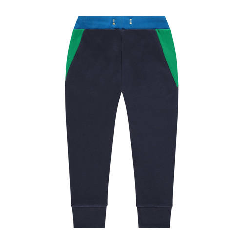 Stains&Stories regular fit broek donkerblauw blauw groen Jongens Sweat 86