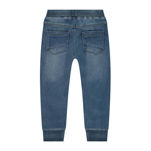 Stains&Stories regular fit jeans blauw Jongens Jog denim Effen 86