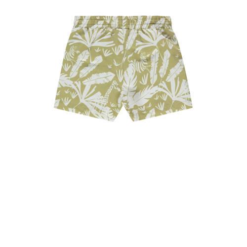 Stains&Stories zwemshort groen wit Jongens Nylon All over print 116