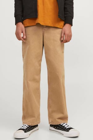 high waist loose fit jeans JJIALEX JJCARPENTER tigers eye
