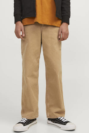 high waist loose fit jeans JJIALEX JJCARPENTER tigers eye