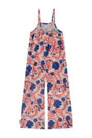 thumbnail: Stains&Stories jumpsuit met all over print ecru/blauw/oranje