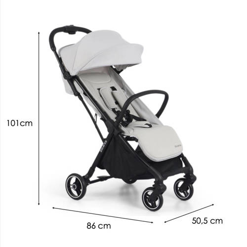 Bolente Beatle compact stroller grijs Buggy | Buggy van