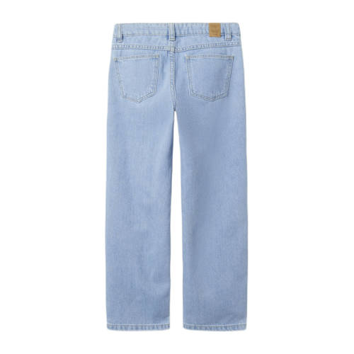 name it KIDS loose fit jeans NKFROSE light blue denim Blauw Meisjes Katoen 116