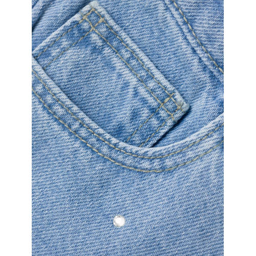name it KIDS loose fit jeans NKFROSE light blue denim Blauw Meisjes Katoen 116
