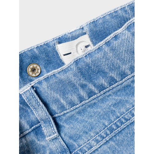 name it MINI straight fit jeans NMMRYAN light blue denim Blauw Jongens Katoen 86