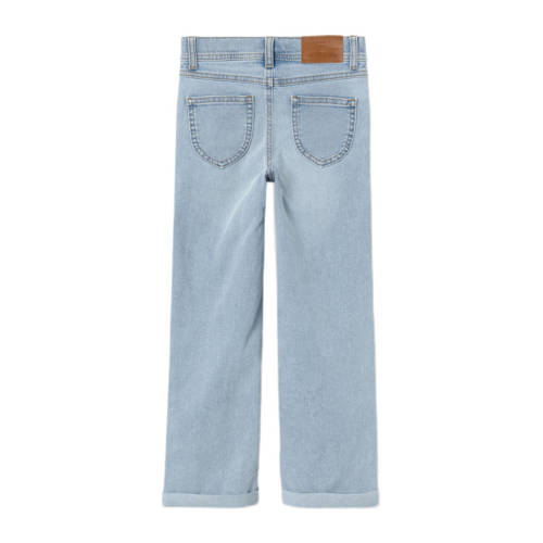 Name it KIDS loose fit jeans NMFPOLLY light blue denim Blauw Meisjes Katoen 116