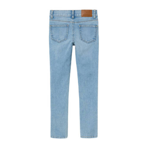Name it KIDS skinny jeans NMFPOLLY light blue denim Blauw Meisjes Katoen 116