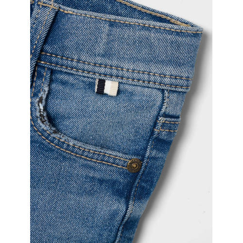 name it MINI slim fit jeans NMMSILAS medium blue denim Blauw Jongens Katoen 86