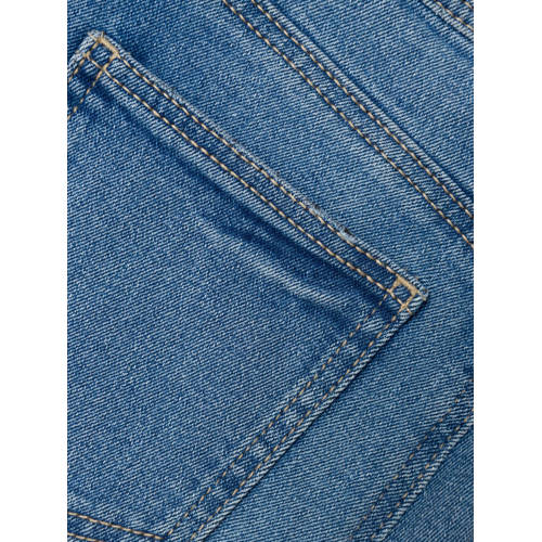 name it KIDS slim fit jeans NMMSILAS medium blue denim Blauw Jongens Katoen 122