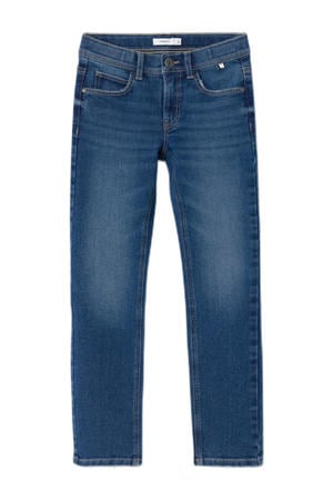 slim fit jeans NMMSILAS dark blue denim