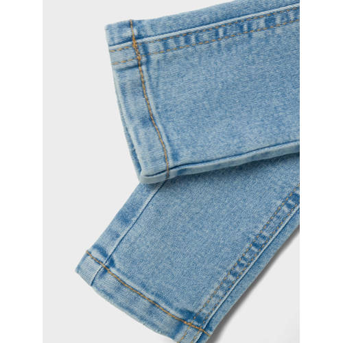 name it MINI skinny jeans NMFPOLLY light blue denim Blauw Meisjes Katoen 80