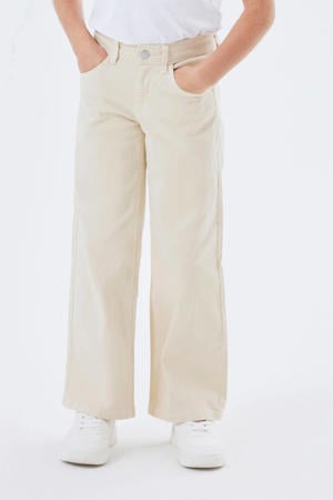 wide leg jeans NKFROSE ecru