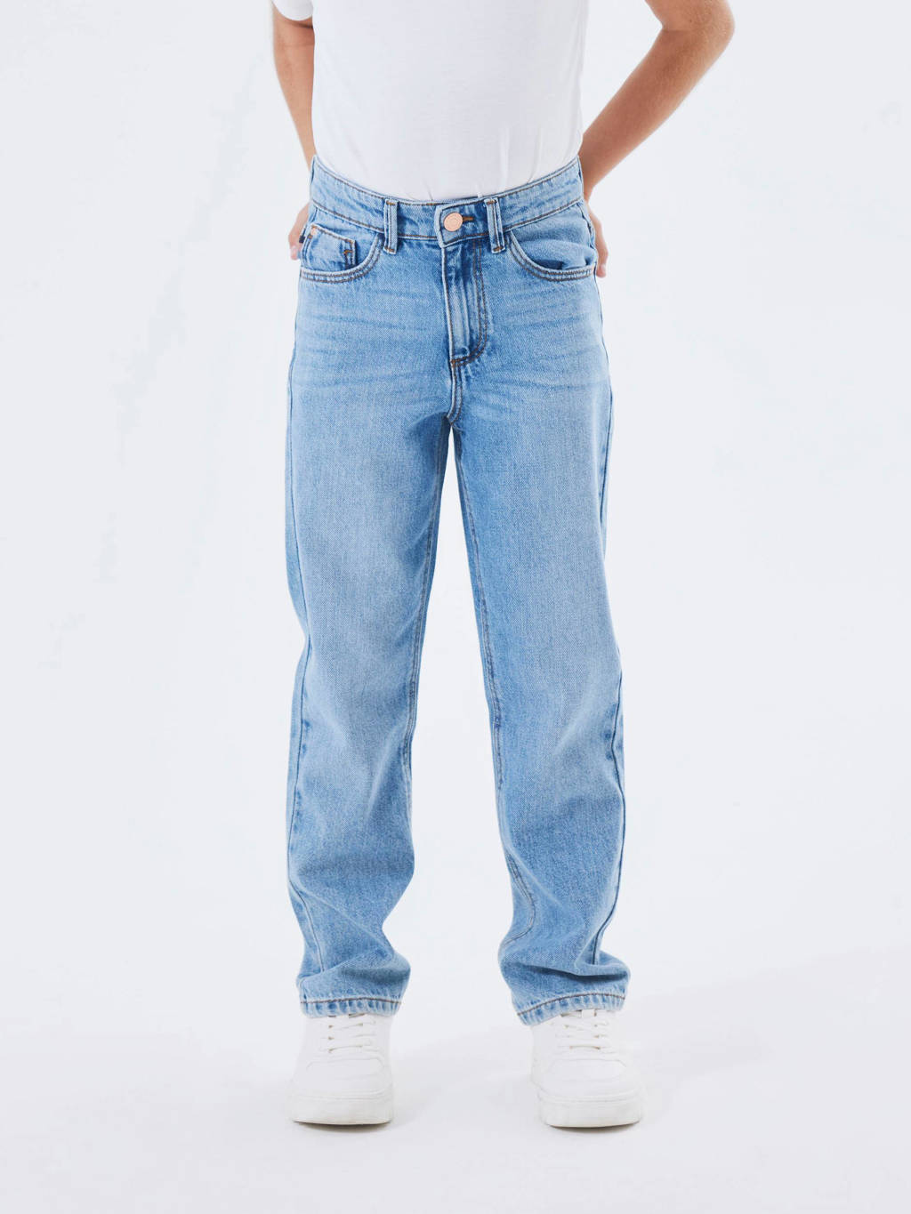 straight fit jeans NKFROSE medium blue denim