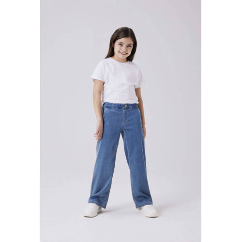 name it KIDS flared jeans NKFSALLI light blue denim Blauw Meisjes Lyocell 92