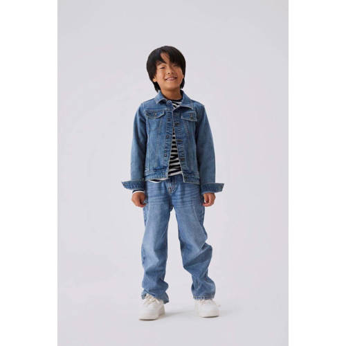 NAME IT KIDS straight fit jeans NKMRYAN medium blue denim Blauw Jongens Katoen - maat 170 afbeelding