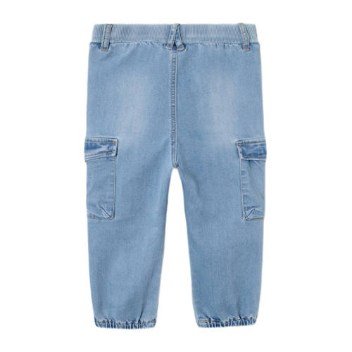 name it MINI loose fit jeans NMMBEN medium blue denim Blauw Effen 80