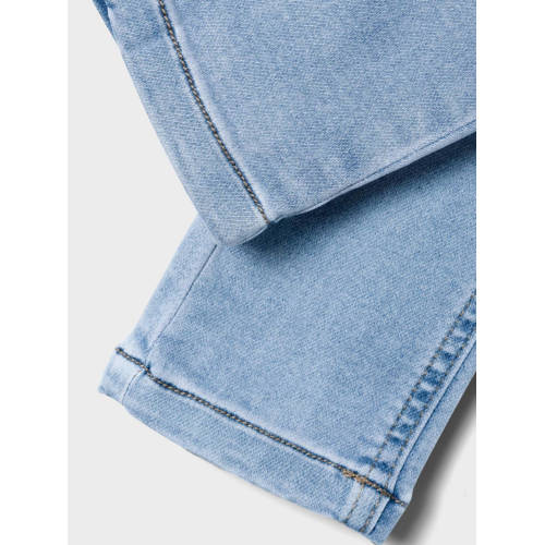 name it MINI slim fit jeans NMMSILAS light blue denim Blauw Jongens Stretchdenim 80