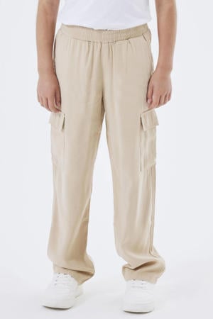 loose fit cargobroek NKFBELLA beige