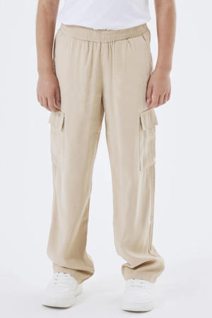 loose fit cargobroek NKFBELLA beige