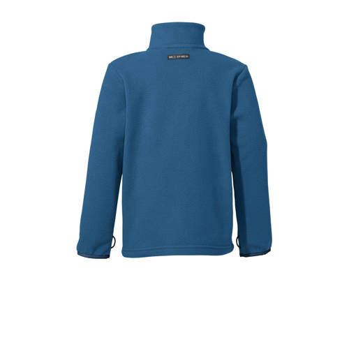 Vaude fleecevest Pulex Jacket II blauw Outdoor vest Jongens Meisjes Polyester Opstaande kraag 158 164