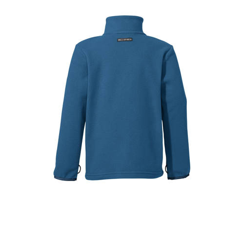 Vaude fleecevest Pulex Jacket II blauw Outdoor vest Jongens Meisjes Gerecycled polyester Opstaande kraag 158 164