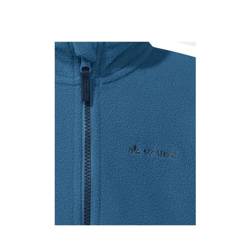 Vaude fleecevest Pulex Jacket II blauw Outdoor vest Gerecycled polyester Opstaande kraag 158 164