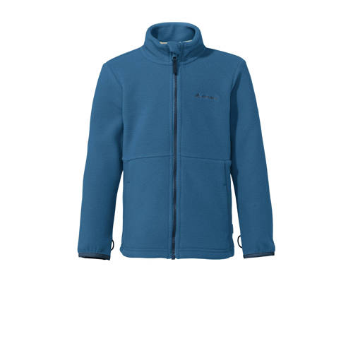 VAUDE fleecevest Pulex Jacket II blauw Outdoor vest Jongens/Meisjes Gerecycled polyester Opstaande kraag