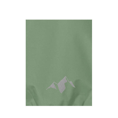 Vaude regenjas Turaco III groen donkergroen Outdoor jas Polyester Capuchon 134 140