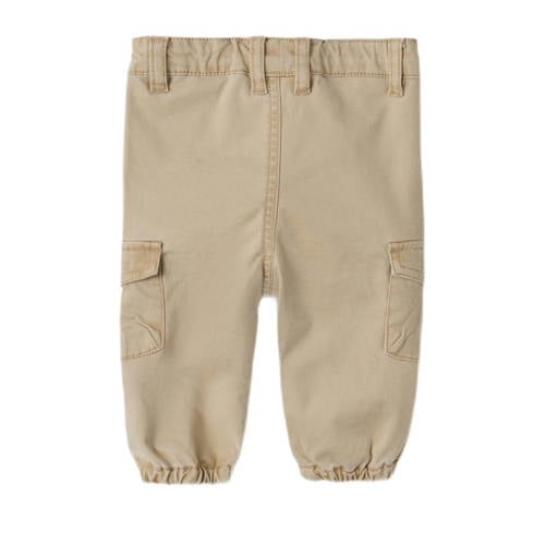 Name it BABY cargobroek NBMBEN beige Jongens Stretchkatoen Effen 56