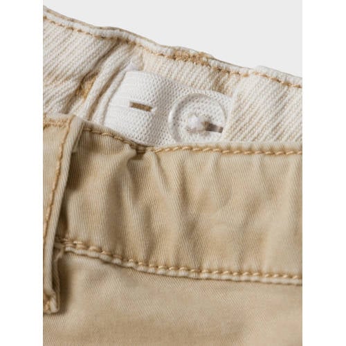 name it BABY cargobroek NBMBEN beige Jongens Katoen Effen 56