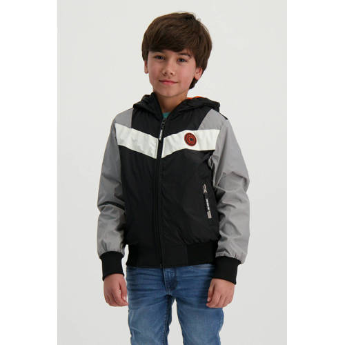 Cars zomerjas HESZAM grijs zwart Jongens Nylon Capuchon Effen 116