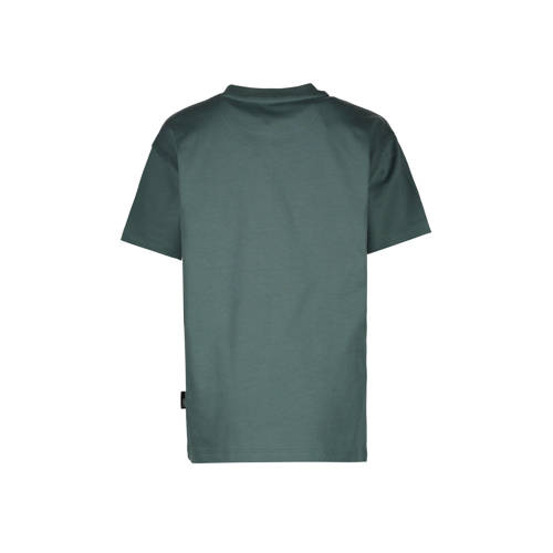 Cars T-shirt AFORTY grijsgroen Jongens Katoen Ronde hals Effen 116