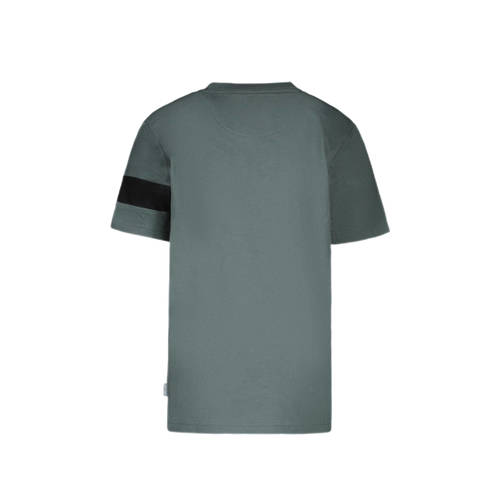 Cars T-shirt TOEL met printopdruk mosgroen Jongens Katoen Ronde hals Printopdruk 116