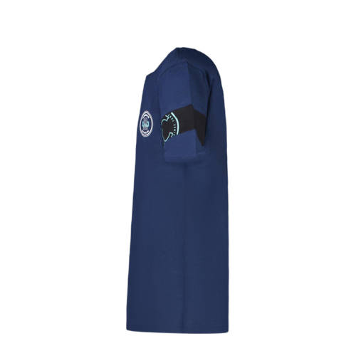 Cars T-shirt TOEL met printopdruk hardblauw Jongens Katoen Ronde hals Printopdruk 128