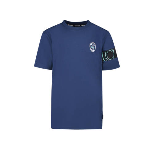 Cars T-shirt TOEL met printopdruk hardblauw Jongens Katoen Ronde hals Printopdruk - 116