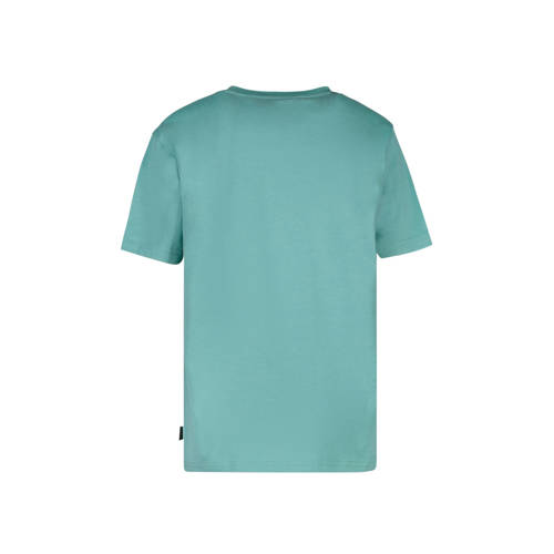 Cars T-shirt STEWY met printopdruk turquoise Blauw Jongens Katoen Ronde hals 116