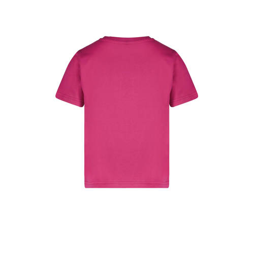 Cars T-shirt AINO met printopdruk fuchsia Roze Meisjes Katoen Ronde hals 116