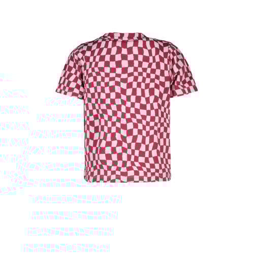Cars T-shirt MEYA met all over print fuchsia Roze Meisjes Polyester Ronde hals 116
