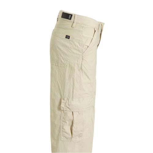 Cars wide leg cargobroek KARLY lichtzand Beige Meisjes Katoen Effen 116