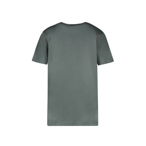 Cars T-shirt GRAMMY met printopdruk mosgroen Jongens Katoen Ronde hals 128