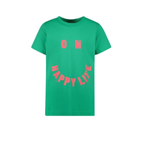 Cars T-shirt LORY met printopdruk heldergroen Meisjes Katoen Ronde hals
