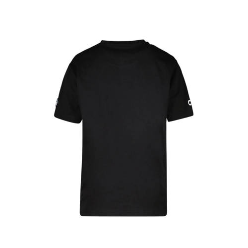 Cars T-shirt PRAYS met tekst zwart Jongens Katoen Ronde hals Tekst 116