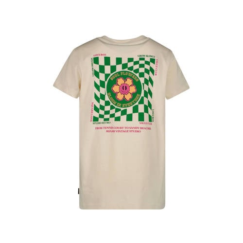 Cars T-shirt VIOLETT met backprint lichtzand Beige Meisjes Katoen Ronde hals 116