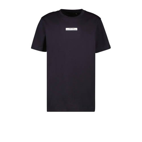 Cars T-shirt SONO met tekst marine Blauw Jongens Katoen Ronde hals Tekst